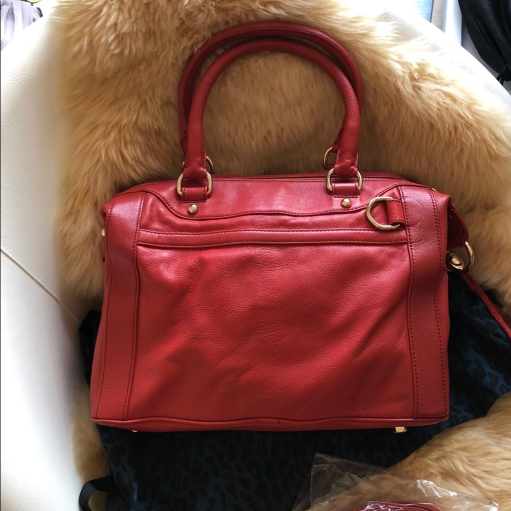 ❌SOLD❌Rebecca Minkoff MINI MAB satchel RED - Picture 2 of 4